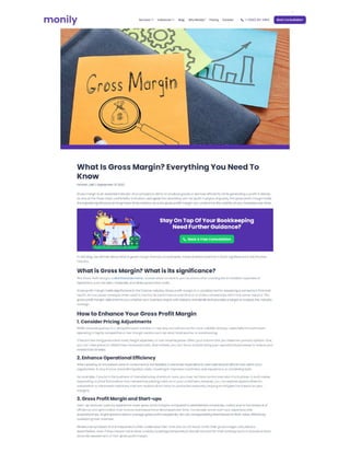 What Is Gross Margin? Everything You Need To Know