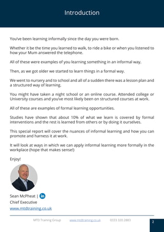 What Is Informal Learning & How To Implement It | PDF