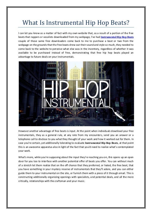 hip hop beats website