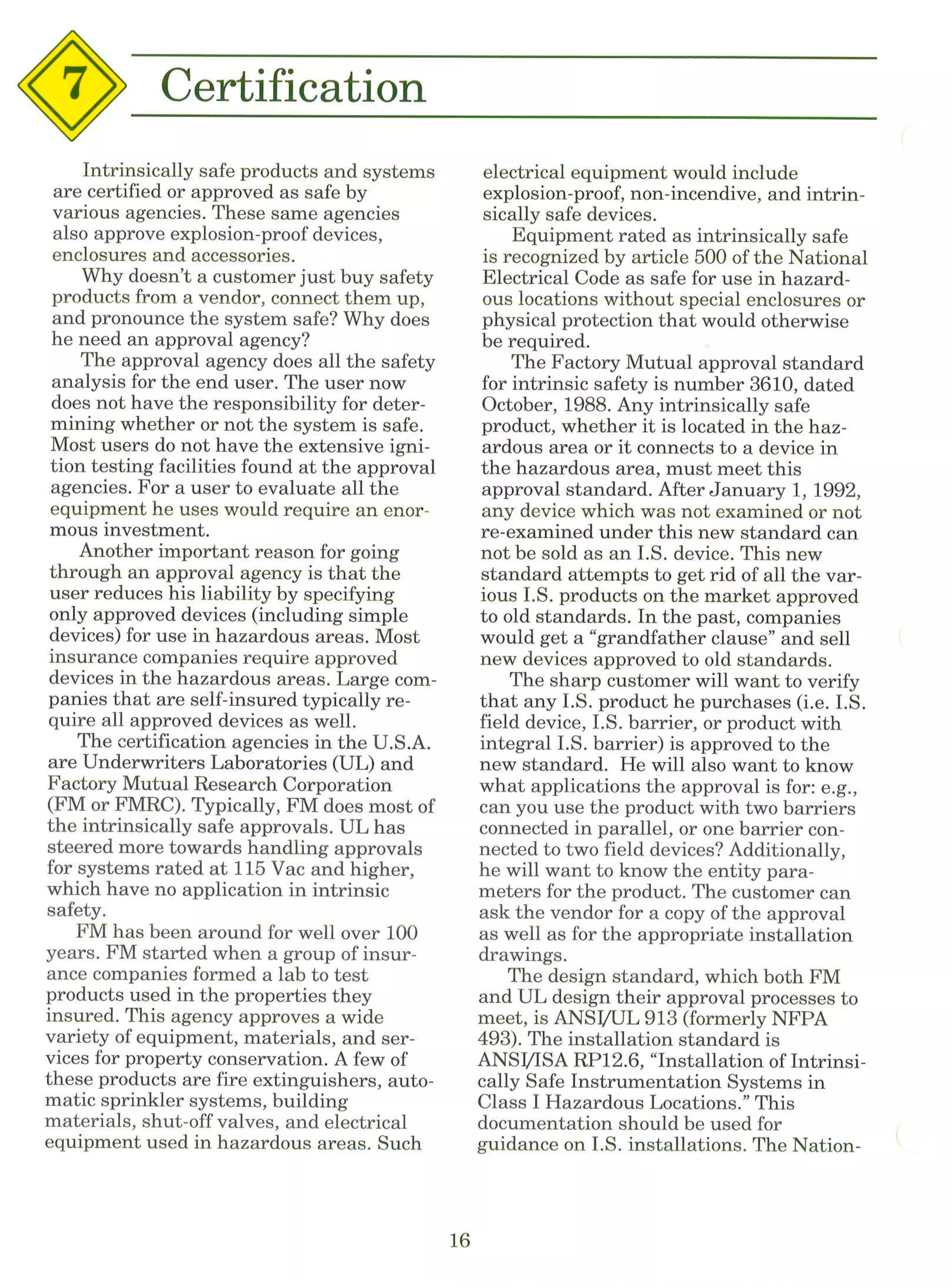 Intrinsic Safety Explained