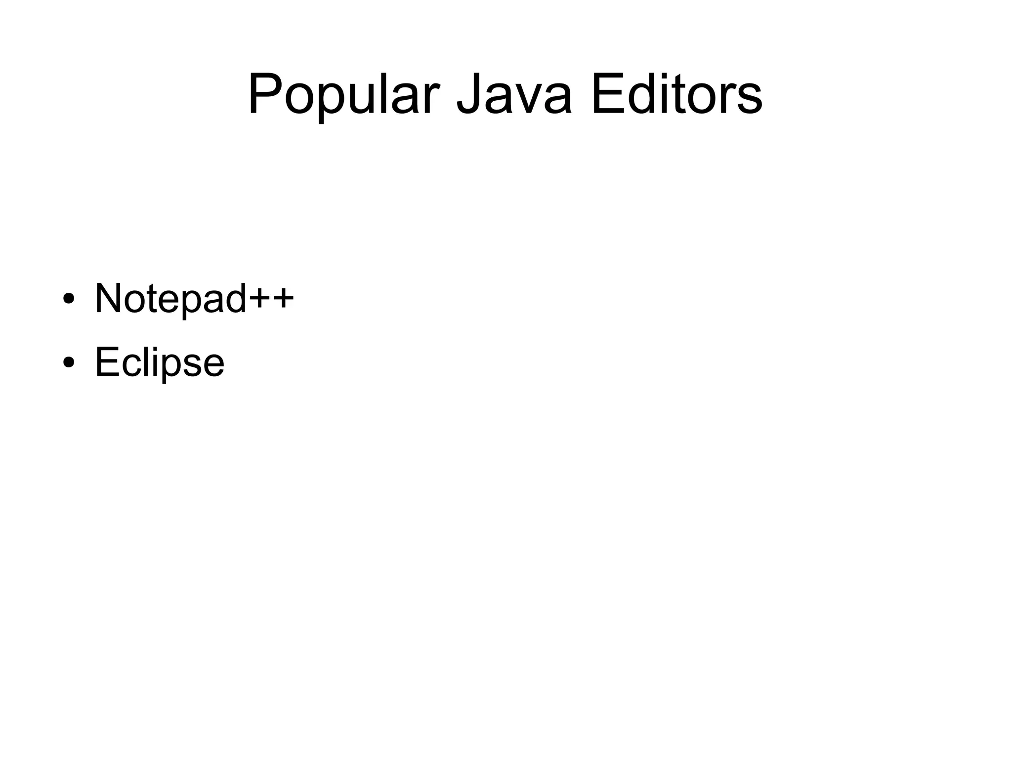 What is-java