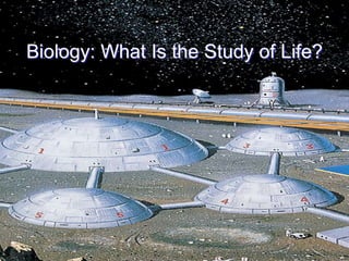 Biology: What Is the Study of Life?
 