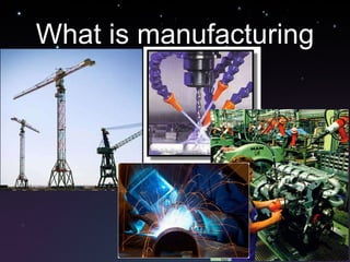 What is manufacturing 
