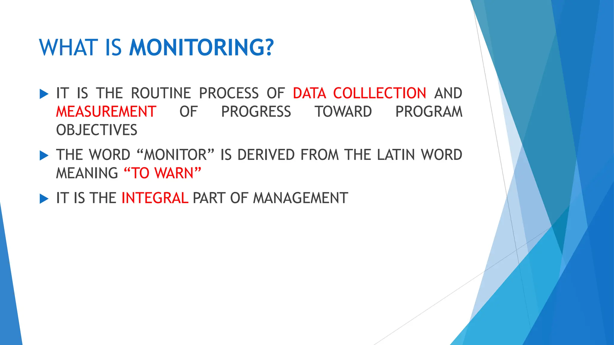 Monitoring and Importance of Planning of Extension programs | PPTX