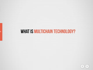 What Is MultiChain Technology?
 
