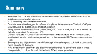 What is Network Function Virtualisation (NFV)?