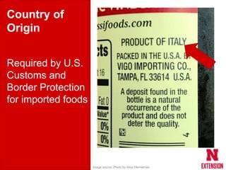 What's on a Food Label? | PPTX