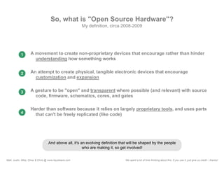 What Is Open Source Hardware?