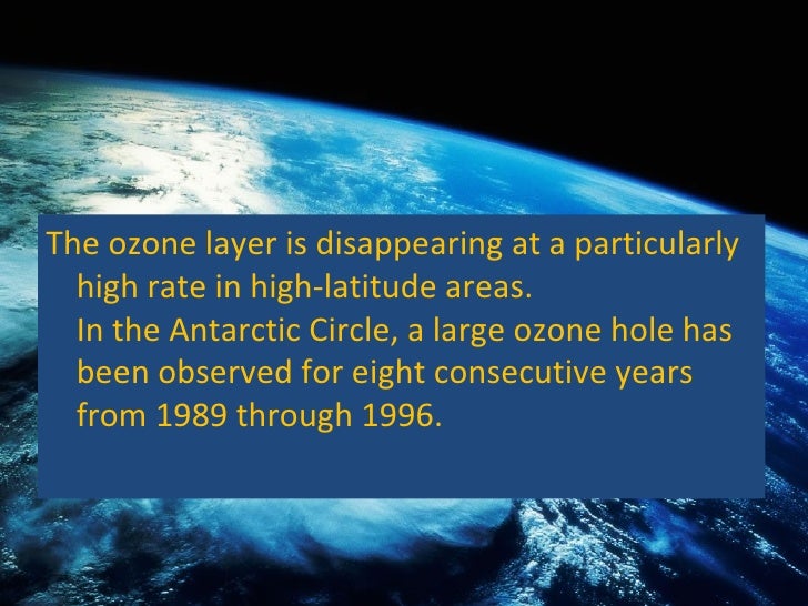 What Is Ozone Layer Destruction