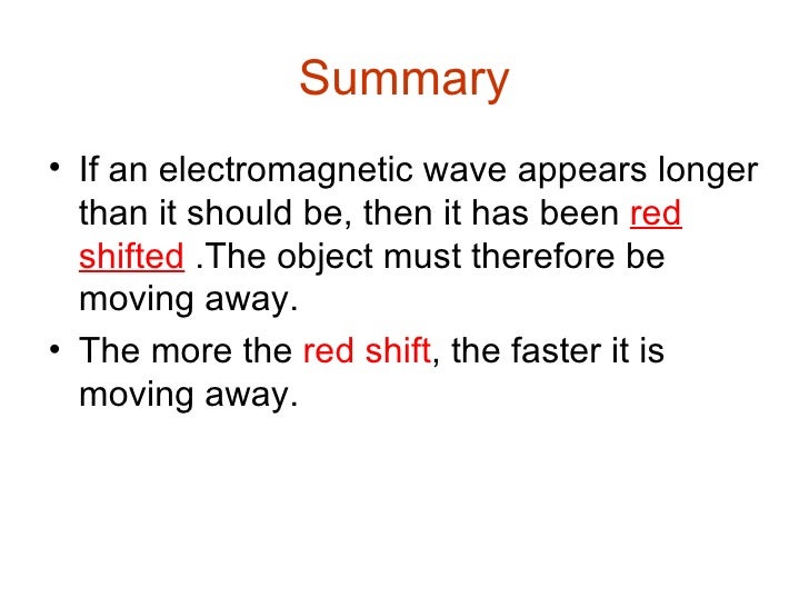 What Is Red Shift