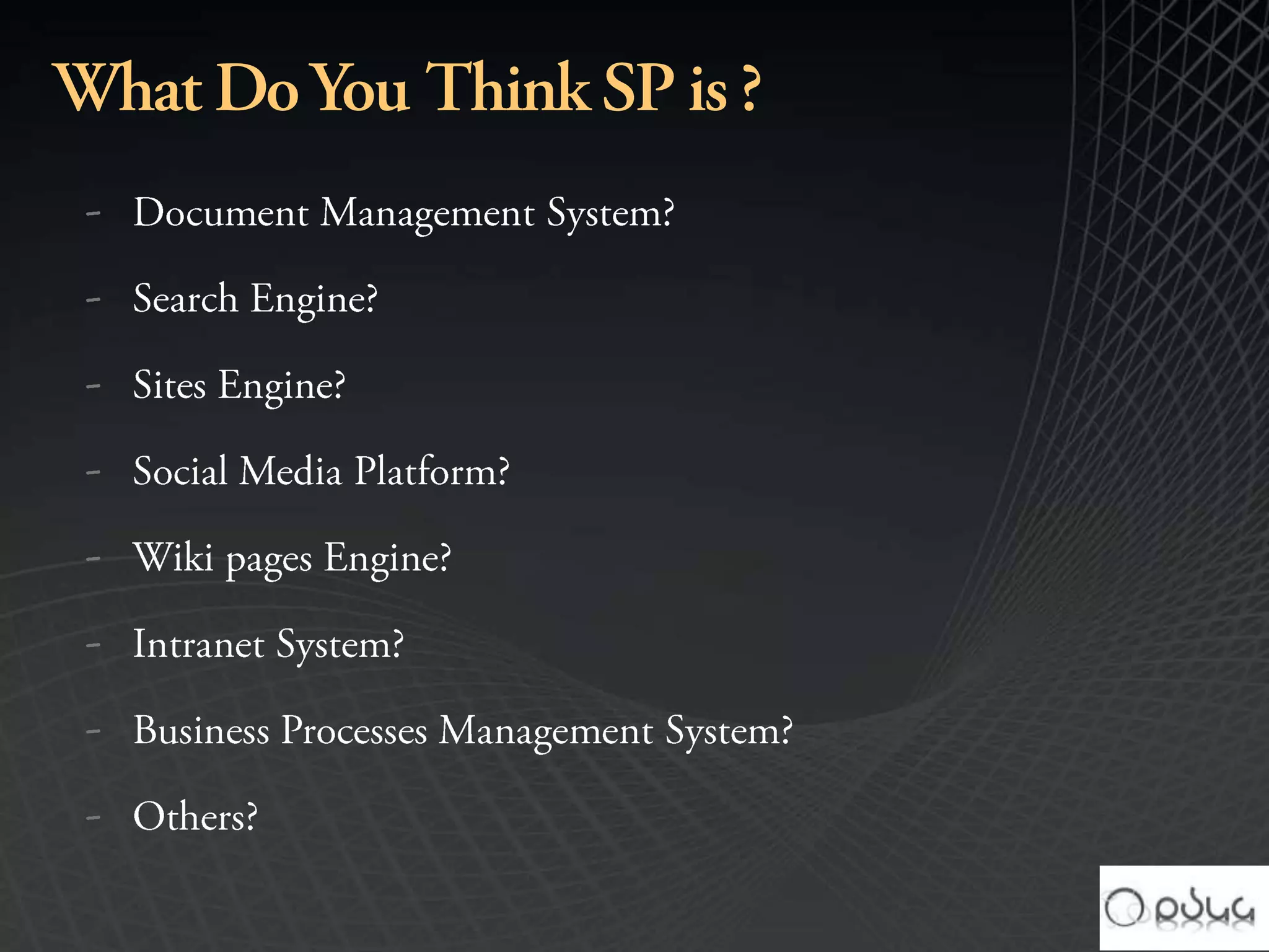 What Is SharePoint | PPTX