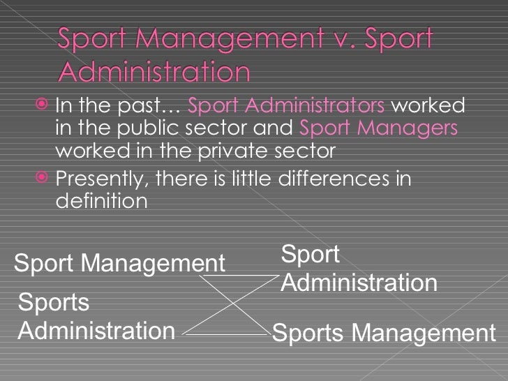 What Is Sport? Intro to Sport Management