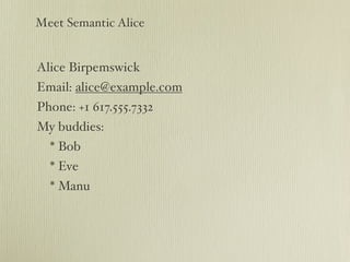 Semantic Web: A web that is not the Web