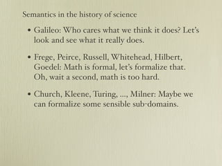 Semantic Web: A web that is not the Web