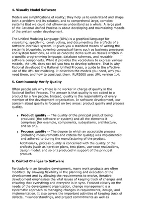 What Is the Rational Unified Process