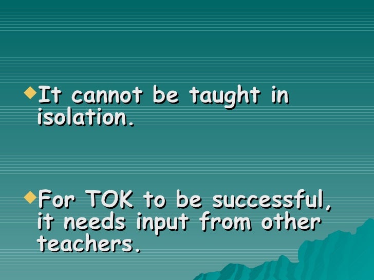 what is tok what is sales order
