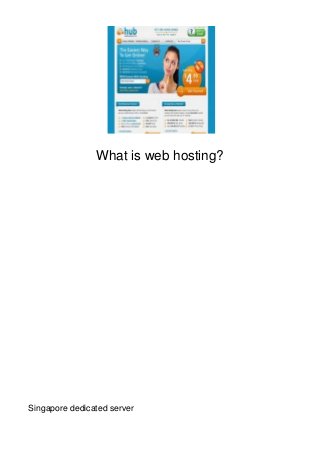 What is web hosting?




Singapore dedicated server
 