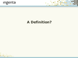 A Definition? 