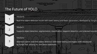 Explore the world of YOLO (You Only Look Once), a family of computer ...