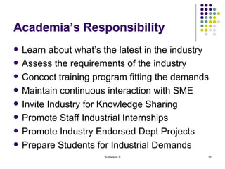 Academia’s Responsibility ,[object Object],[object Object],[object Object],[object Object],[object Object],[object Object],[object Object],[object Object]