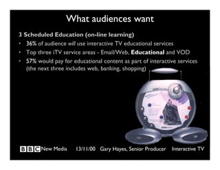 What  New Audiences  Really  Want