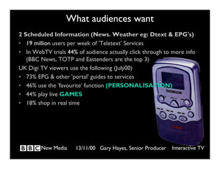 What  New Audiences  Really  Want