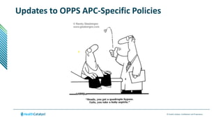 © Health Catalyst. Confidential and Proprietary.
Updates to OPPS APC-Specific Policies
 