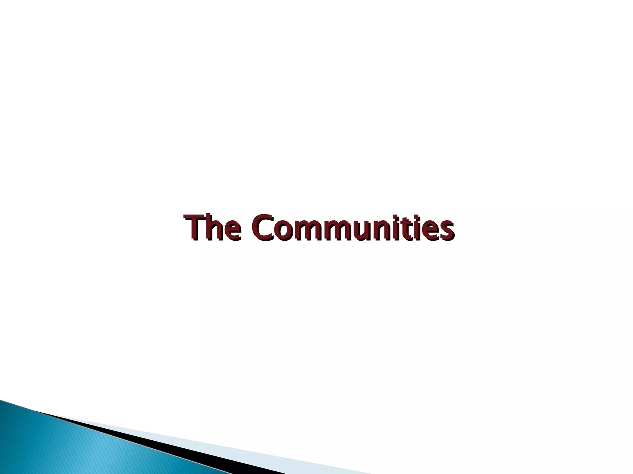 The Communities 