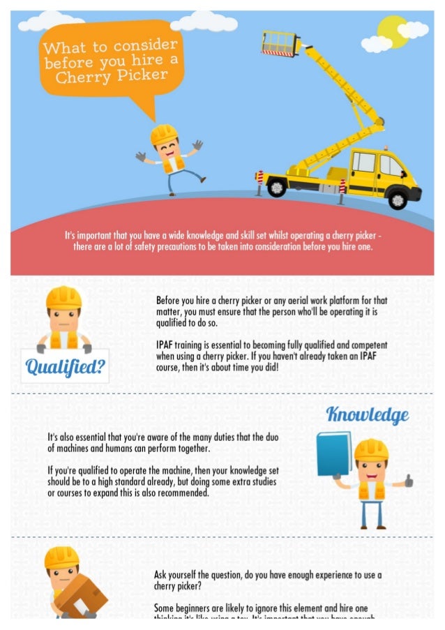What to consider when you hire a Cherry Picker