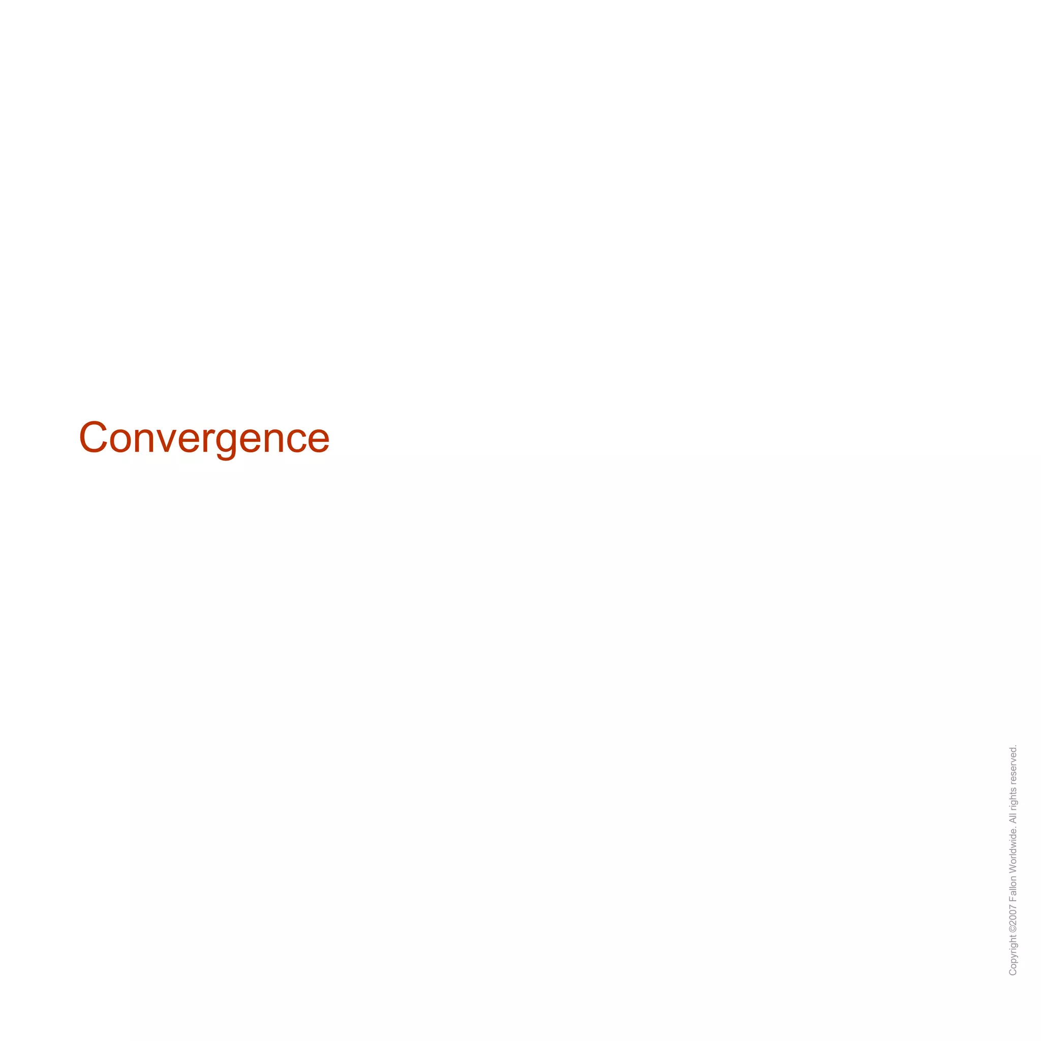 Convergence 