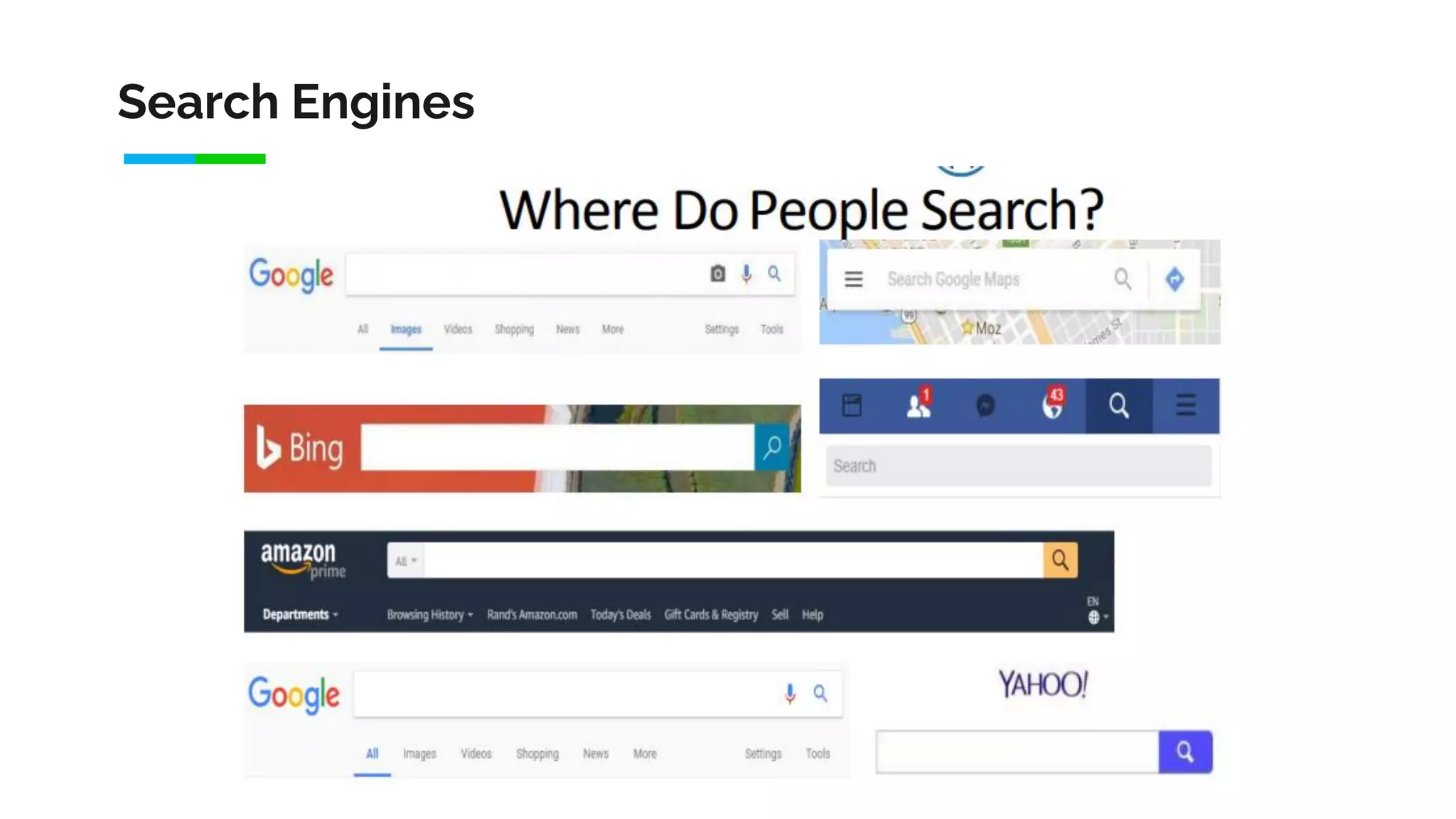 Search Engines
 