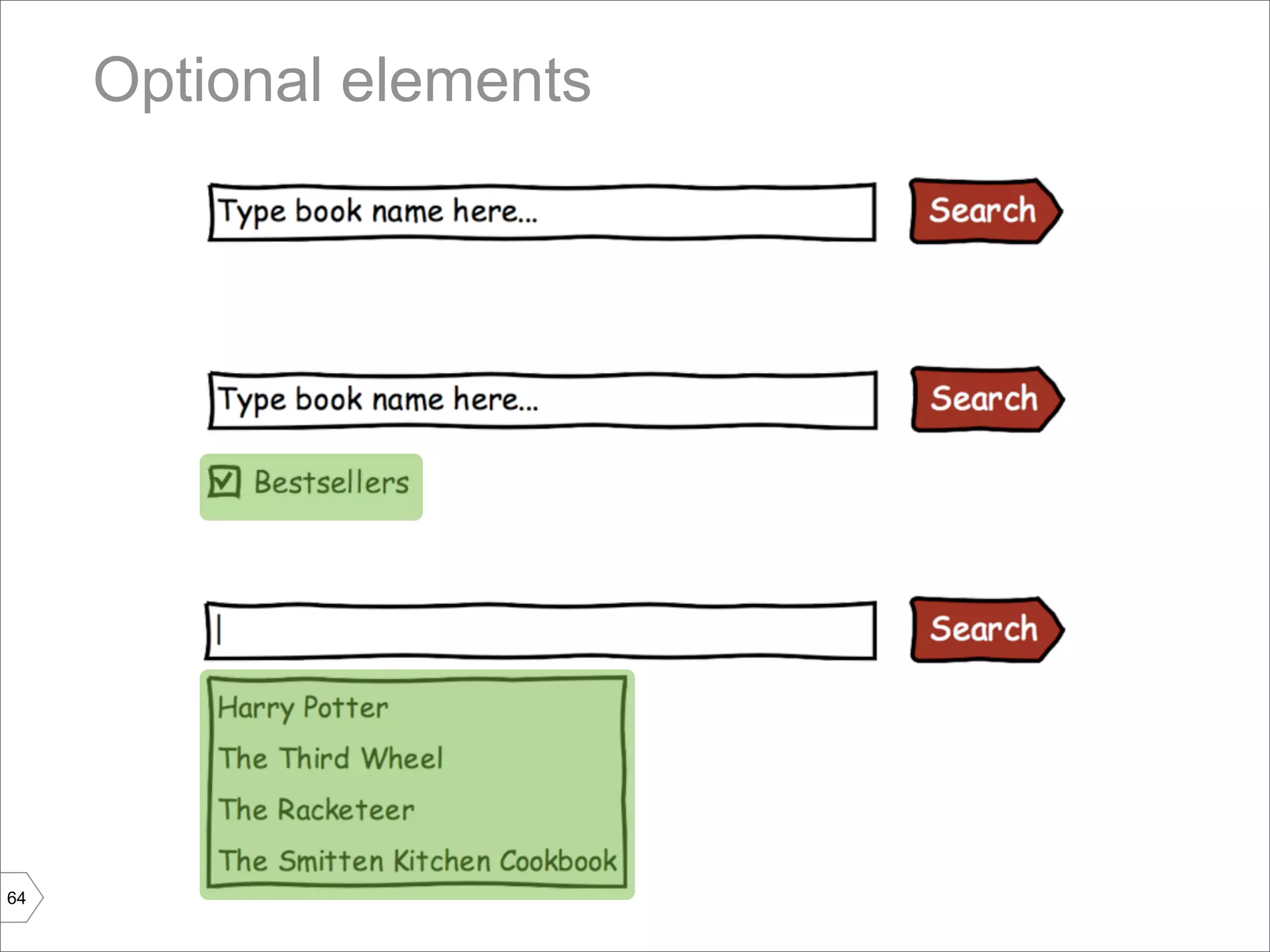 Optional elements




64
 