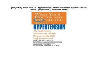 [Pdf/ePub] What Your Dr...Hypertension (What Your Doctor May Not Tell You
About...(Paperback)) download ebook
Top-Rated What Your Dr...Hypertension (What Your Doctor May Not Tell You About...(Paperback)) Hotly Anticipated What Your Dr...Hypertension (What Your Doctor May Not Tell You About...(Paperback))
 