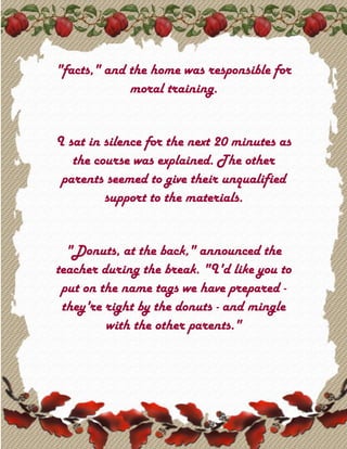 What About Abstinence