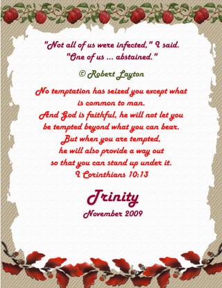 What About Abstinence