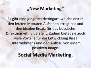 What about social media marketing