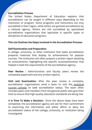 Verve College’s Accreditation Process - PDF | PDF