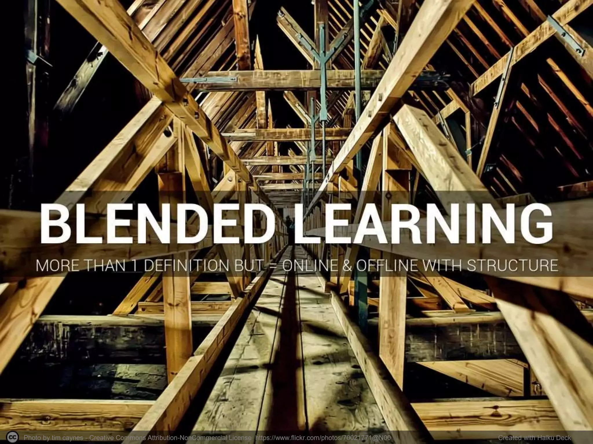 Photo by tim caynes - Creative Commons Attribution-NonCommercial License https://www.flickr.com/photos/70021771@N00 Created with Haiku Deck
 