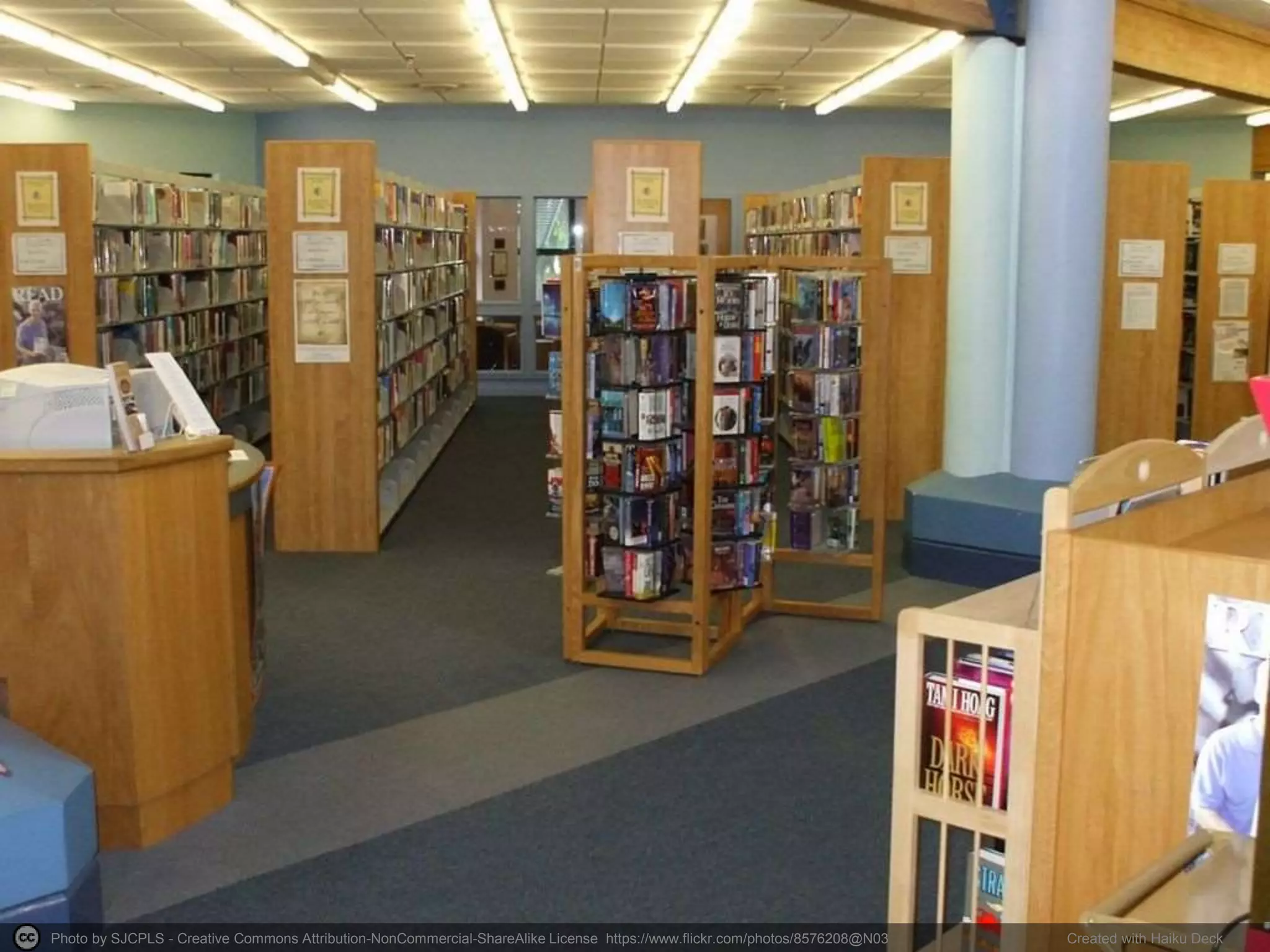 Photo by SJCPLS - Creative Commons Attribution-NonCommercial-ShareAlike License https://www.flickr.com/photos/8576208@N03 Created with Haiku Deck
 