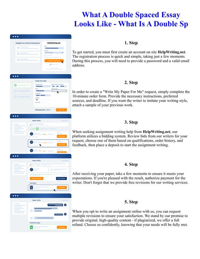 What A Double Spaced Essay Looks Like - What Is A Double Sp | PDF