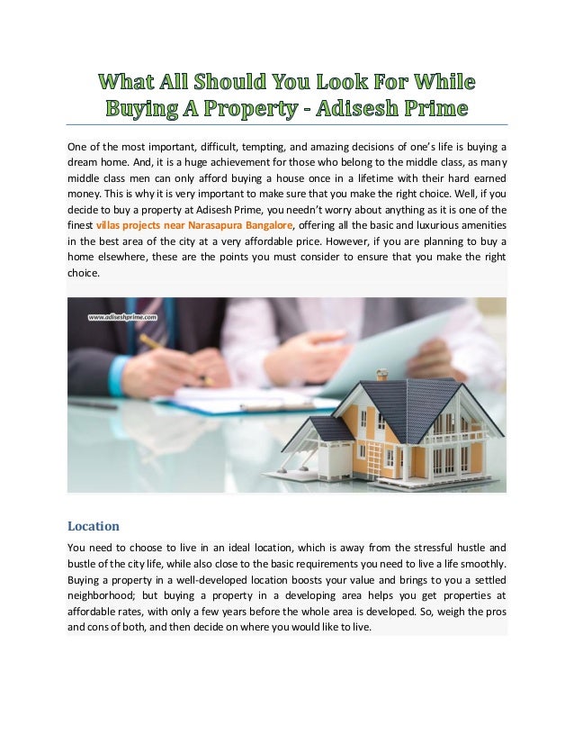 what should you look for when buying a house