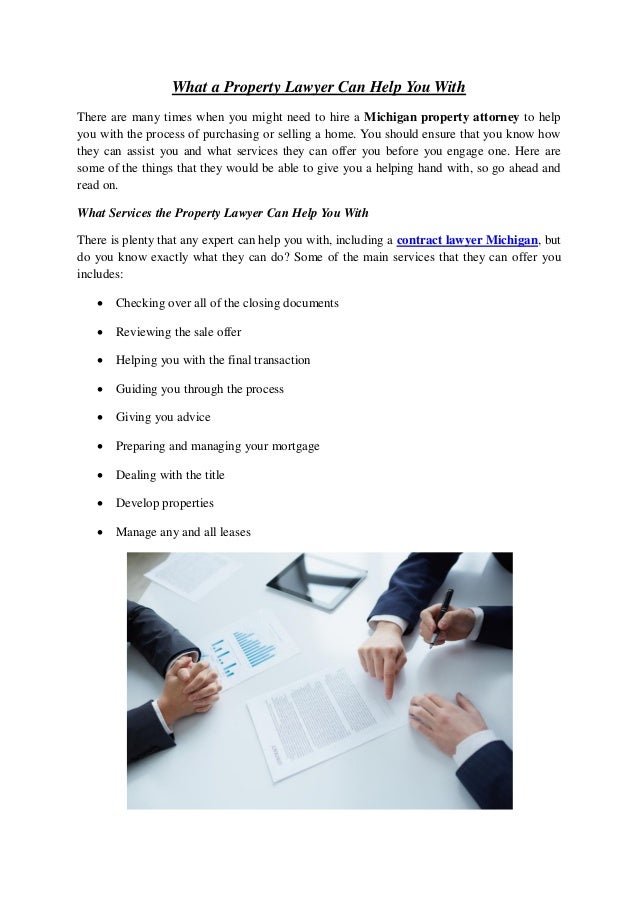 What a property lawyer can help you with What a property lawyer can help you with