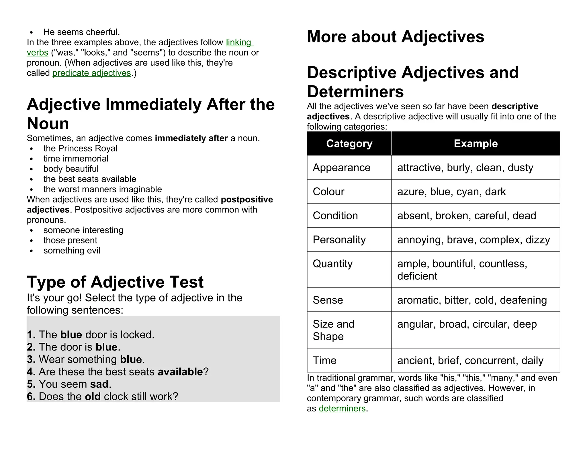 What Are Adjectives.docxqweqweqweqweqweqwe | DOCX