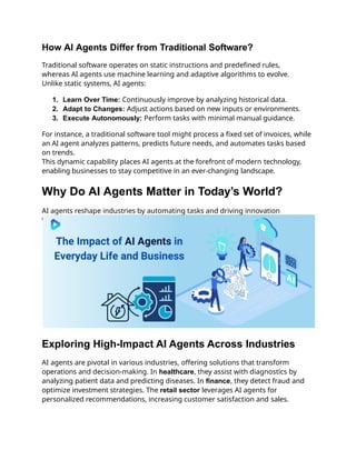 Types of AI Agents: From Simple to Complex Systems | PPTX