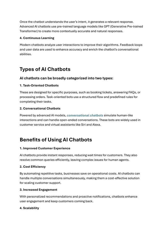 What Are Ai Chatbots And How Do They Work Pdf