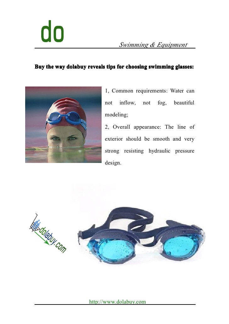 basic swimming equipment