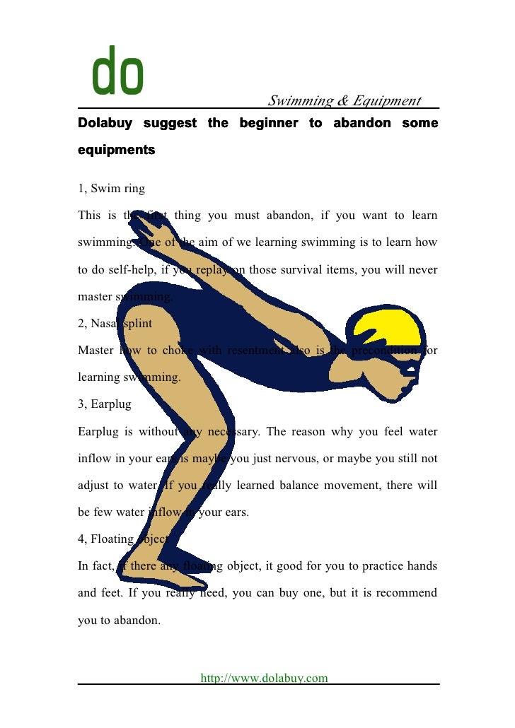 basic swimming equipment