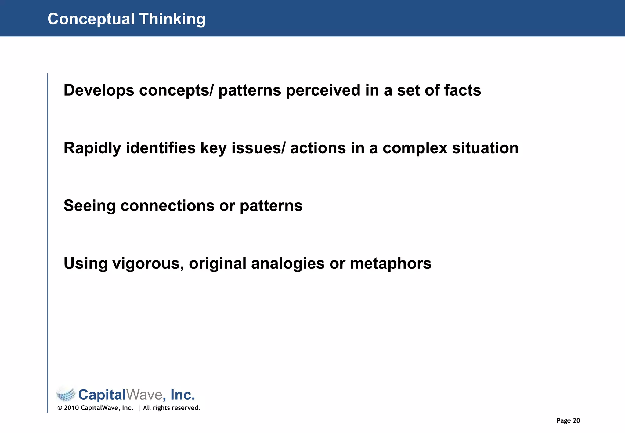 Peer Coaching & Counseling ExercisesWRITTEN COMMUNICATIONWrite and transmit information12345Write in a simplified manner complex messages in order to sustain the choices of the readerWrite in a simplified manner complex messages in order to influence the readerWrite structured and developed notes and documentsWrite standard documentsThe Five-level Scale