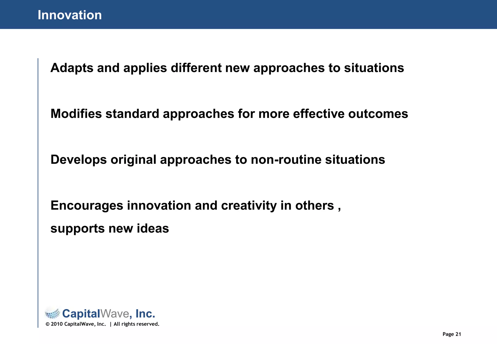 Competency Mapping: Competency Identification WorksheetExample: Regional Sales ManagerTo achieve Sales objectives of approx. 