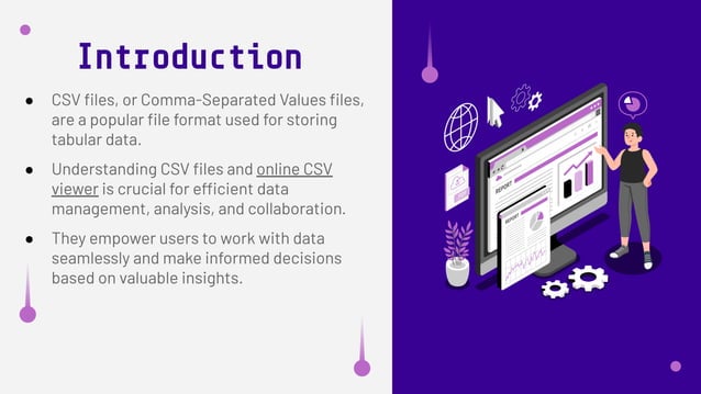 CSV files and Online CSV Viewer | PDF